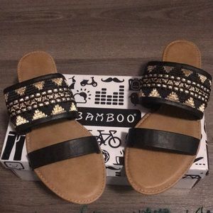 Slide on sandals